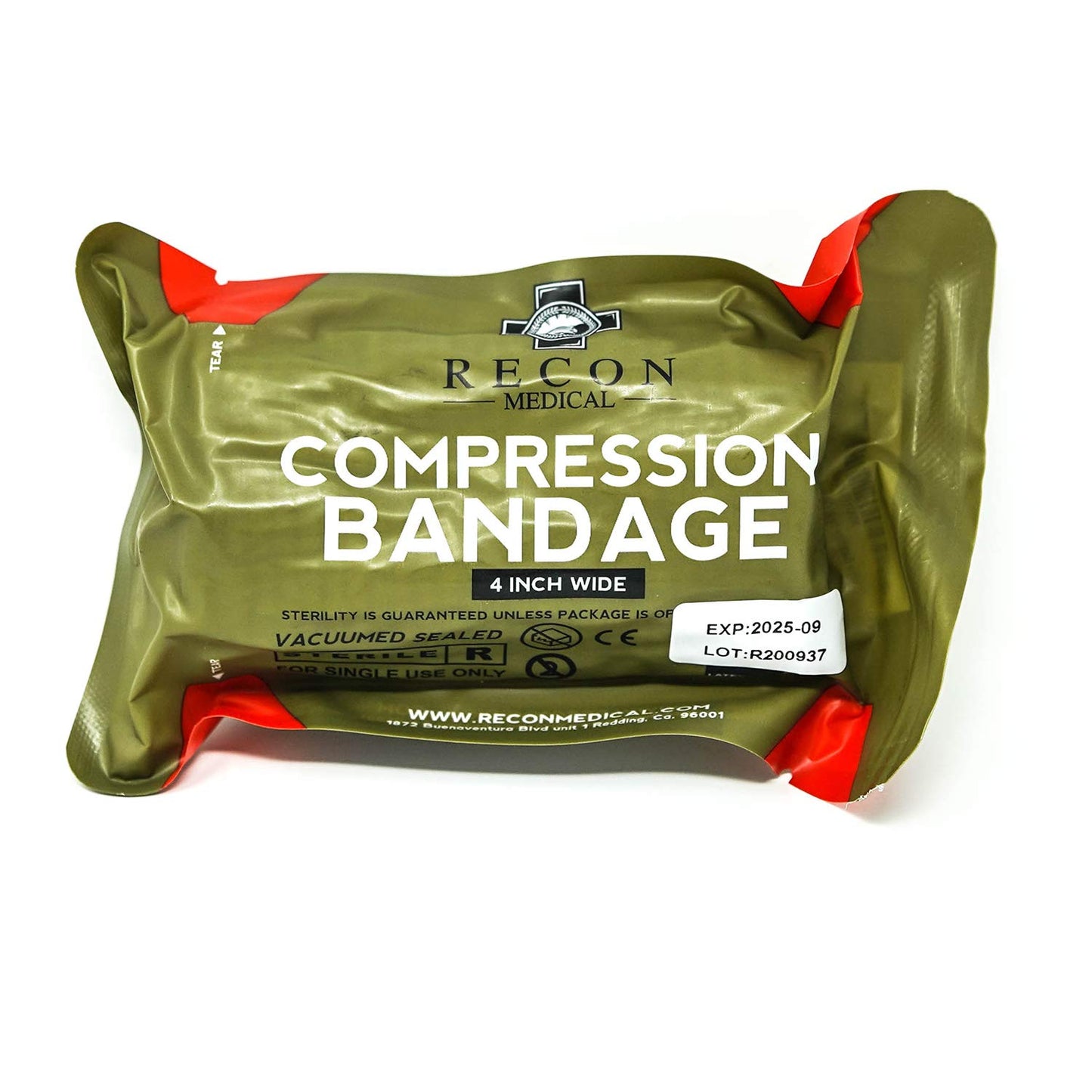 Trauma Bandage by RECON MEDICAL- Trauma Dressing Israeli First Aid Medical Compression Bandage Emergency Trauma Bandage 4 Inches…