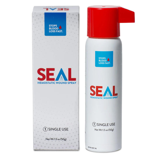 1.5oz Seal Aerosolized Hemostatic Wound Spray – Rapid Bleeding Control - Emergency Preparedness Product - Perfect for Home Use